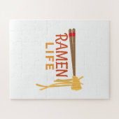 Ramen Life Japans voedsel grappig student Gift Ide Legpuzzel (Horizontaal)