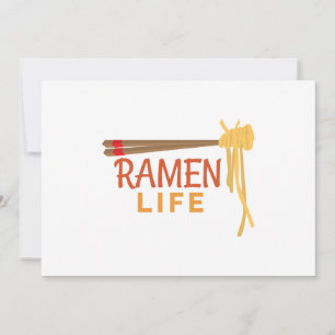 Ramen Life Japans voedsel grappig student Gift Ide Save The Date
