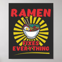 Ramen lost alles op - het grappige ontwerp van het