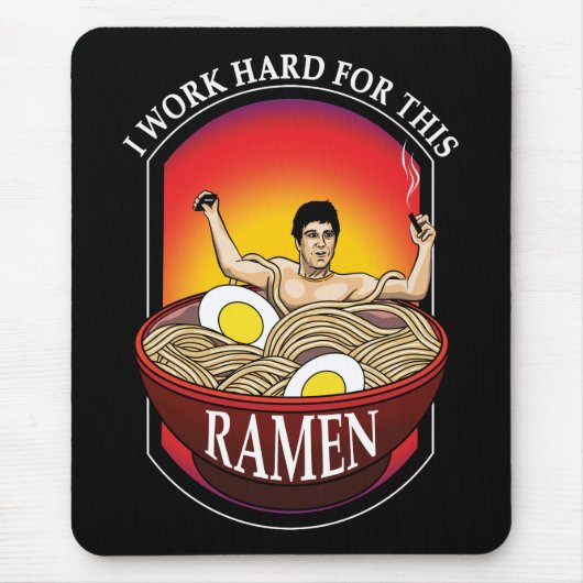 Ramen Lover Gangster Muismat (Voorkant)