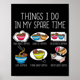 Ramen Lover Gift Grappige Japanse Noedels Ramen Poster
