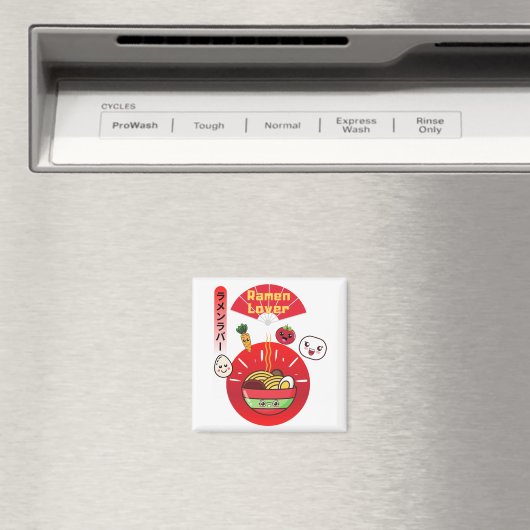 RAMEN LOVER KAWAII STIJL MAGNEET (Insitu (Vaatwasser))