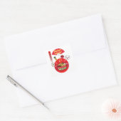 RAMEN LOVER KAWAII STIJL VIERKANTE STICKER (Envelop)