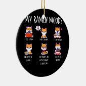 Ramen Lover Shiba Inu Hond Japanse Noedels Ramen M Keramisch Ornament (Rechts)