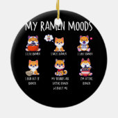 Ramen Lover Shiba Inu Hond Japanse Noedels Ramen M Keramisch Ornament (Achterkant)