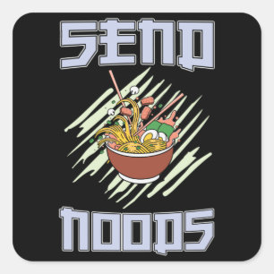 Ramen Lover Team perfect cadeau Vierkante Sticker