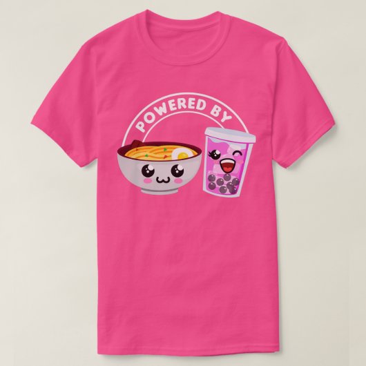 Ramen Lovers Bubble Tea Fan Funny Boba Bobba T-shirt (Design voorkant)