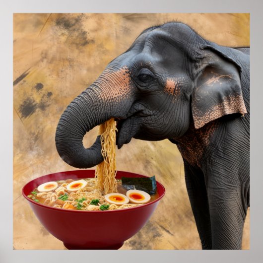 Ramen-Loving Giant Poster (Voorkant)