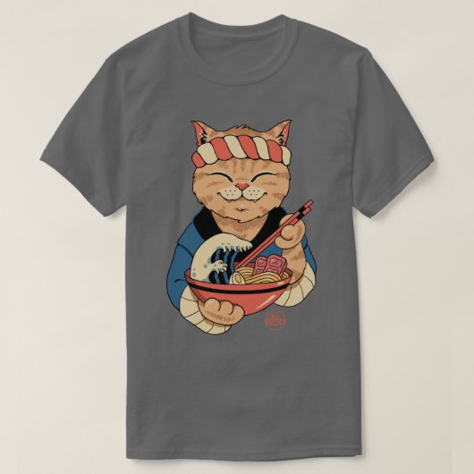 Ramen Meowster T-shirt (Design voorkant)