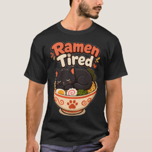 Ramen Moe Cute Kawaii Noedels Eten Pun T-shirt