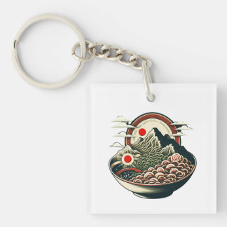 Ramen Mountains Sleutelhanger