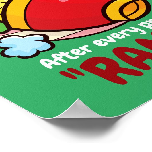  "Ramen" na te bidden Poster (Hoek)