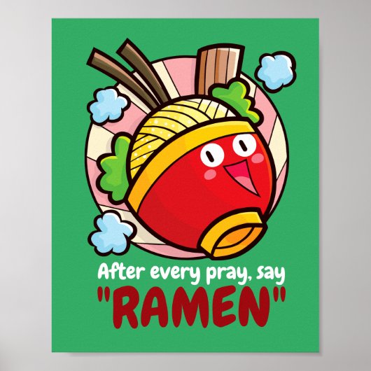 "Ramen" na te bidden Poster (Voorkant)