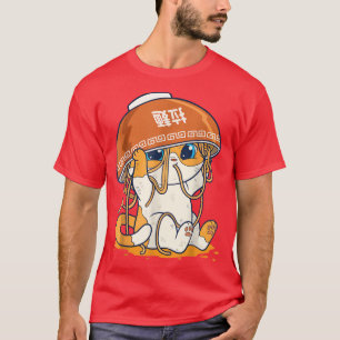 Ramen Neko Cat Eating Noodles Japanse Food Anime T-shirt