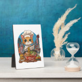 Ramen Neko � Grappige Kat Chef Anime Eten Fotoplaat (Zijkant)