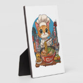 Ramen Neko � Grappige Kat Chef Anime Eten Fotoplaat (Zijkant)