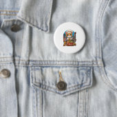 Ramen Neko � Grappige Kat Chef Anime Voedsel Ronde Button 5,7 Cm (In situ)