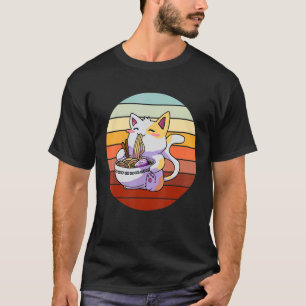 Ramen Noedel Kat Kattig Kitten Katachtig Mannen Vr T-shirt