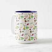 Ramen noedelsoep tweekleurige koffiemok (Voorkant links)