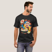 Ramen noodle aap t-shirt (Voorkant volledig)