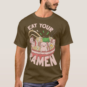Ramen Noodle Bowl houdt van Japanse Kawaii en eet T-shirt