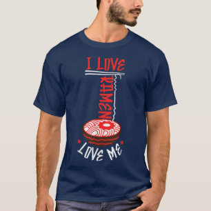 Ramen Noodle Bowl houdt van Japanse Kawaii I hou v T-shirt
