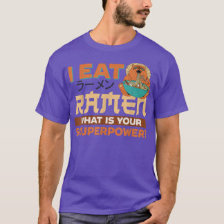 Ramen Noodle Bowl Love Japans Kawaii Pun Sloth I T-shirt