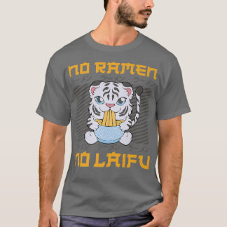 Ramen Noodle Bowl Love Japans Kawaii Tiger No Ra T-shirt