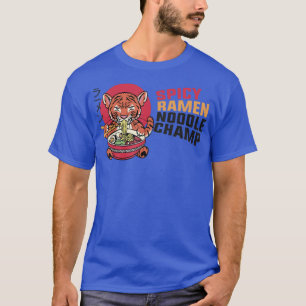 Ramen Noodle Bowl Love Japans Kawaii Tiger Spicy T-shirt