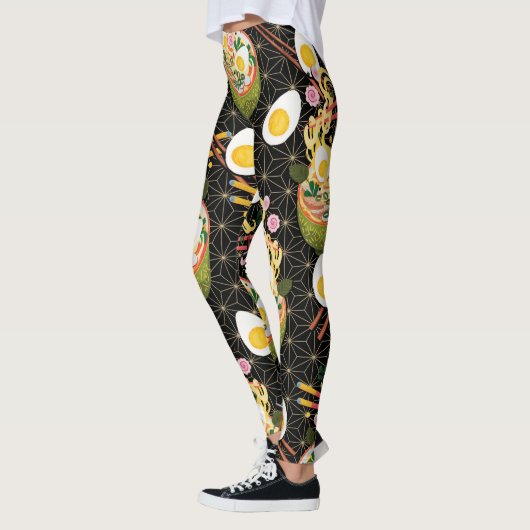 Ramen Noodle Bowl print yoga-leggings Leggings (Links)