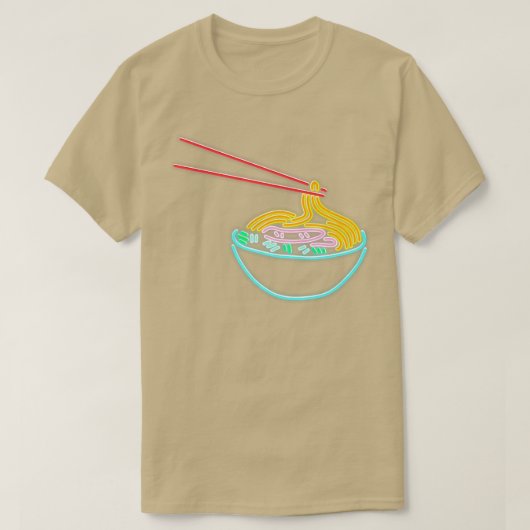 Ramen Noodle Bowl-stick Retro2023 T-shirt (Design voorkant)