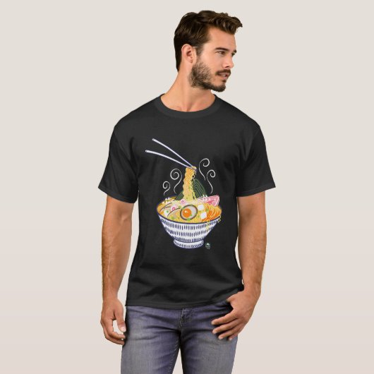Ramen Noodle Bowl T-shirt (Voorkant volledig)