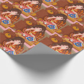 Ramen Noodle Holiday Kaart Magnet Acrylprint Cadeaupapier (Hoek)