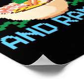 Ramen Noodle I Love Gaming And Ramen Bowl Love Poster (Hoek)