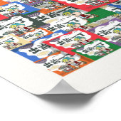 Ramen Noodle Kleurrijke Jigsaw Art Poster (Hoek)