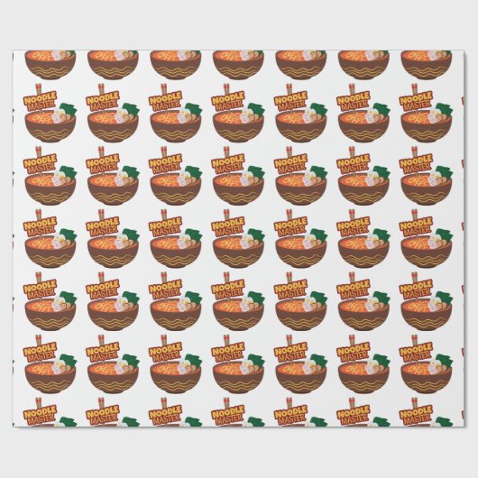 Ramen Noodle Master Funny Japanese Gift Idee Cadeaupapier (Vlak)