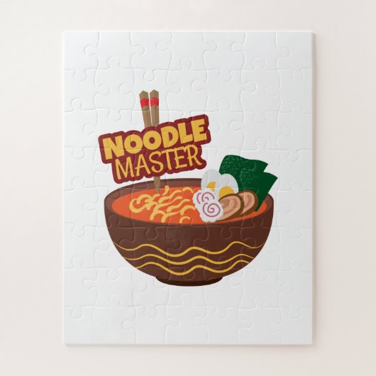 Ramen Noodle Master Funny Japanese Gift Idee Legpuzzel (Verticaal)
