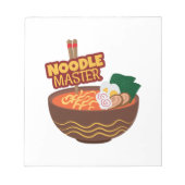Ramen Noodle Master Funny Japanese Gift Idee Notitieblok (Voorkant)