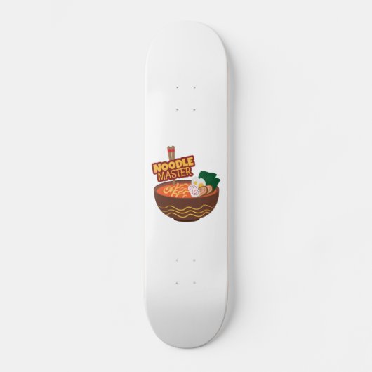 Ramen Noodle Master Funny Japanese Gift Idee Persoonlijk Skateboard (Voorkant)