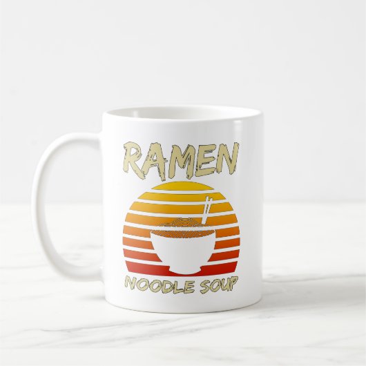 Ramen Noodle Soup Kawaii Japan Noodles  Koffiemok (Links)