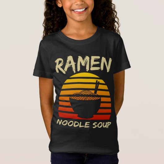 Ramen Noodle Soup Kawaii Japan Noodles  T-shirt (Voorkant)