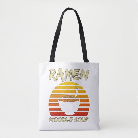 Ramen Noodle Soup Kawaii Japan Noodles  Tote Bag (Voorkant)