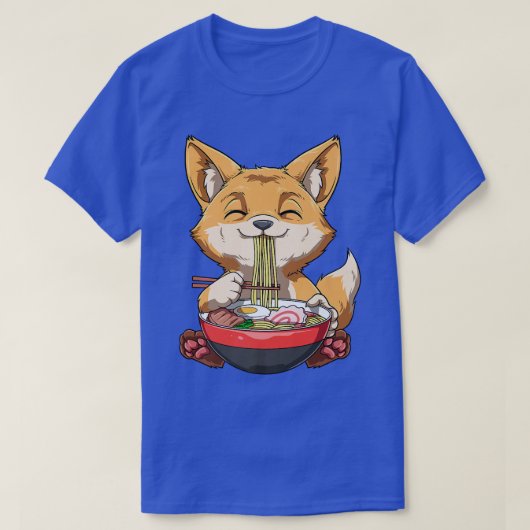 Ramen Noodle Soup Manga Fox 2519 T-shirt (Design voorkant)