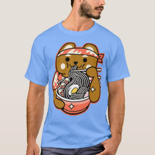 Ramen Noodles Anime Kawaii schattig beer japanese  T-shirt