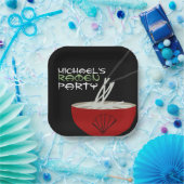 Ramen Noodles Asian Bowl Party Papieren Bordje (Feest)