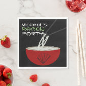 Ramen Noodles Asian Bowl Party Servet (Insitu)