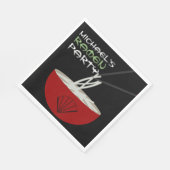 Ramen Noodles Asian Bowl Party Servet (Hoek)