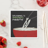 Ramen Noodles Asian Bowl Party Servet (Insitu)