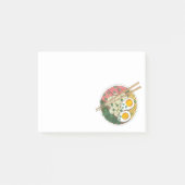 Ramen Noodles Bowl Japans restaurant Foodie Post-it® Notes (Voorkant)