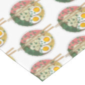 Ramen Noodles Bowl Japans restaurant Foodie Tafelkleed (Gekanteld)